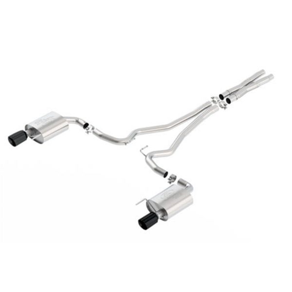 Ford Racing 16-17 Mustang GT 5.0L Coupe  Convertible EC-Type Cat-Back Exhaust System Blk Chrome Tips Sale