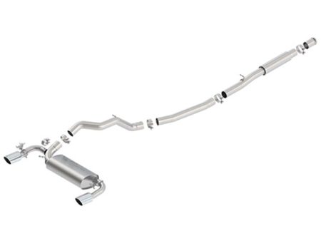 Ford Racing 2016-2017 Focus RS Active Sport Cat-Back Exhaust System w  Polished Tips For Sale