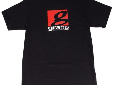 Grams Performance and Design Logo Black T-Shirt - L Hot on Sale