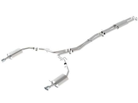 Ford Racing 10-17 Taurus Sho Cat-Back Touring Exhaust System - Chrome Tips Supply