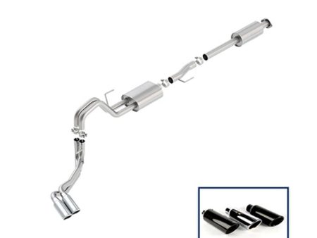 Ford Racing 15-18 F-150 5.0L Cat-Back Sport Exhaust System - Side Exit Chrome Tips Online Sale