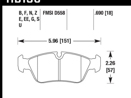 Hawk BMW 318i 318iC 318iS 318Ti 325Ci 325i 325iS 325Xi 328Ci 328iC 328iS Z3 Race Front Brake Pads Cheap