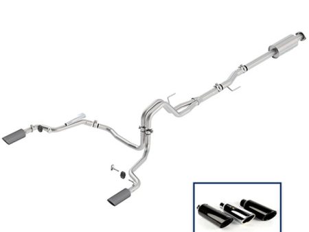 Ford Racing 15-18 F-150 5.0L Cat-Back Extreme Exhaust System Rear Exit w  Carbon Fiber Tips Sale