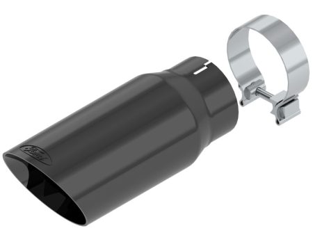 Ford Racing 17-22 Super Duty Exhaust Tip - Black Chrome Hot on Sale