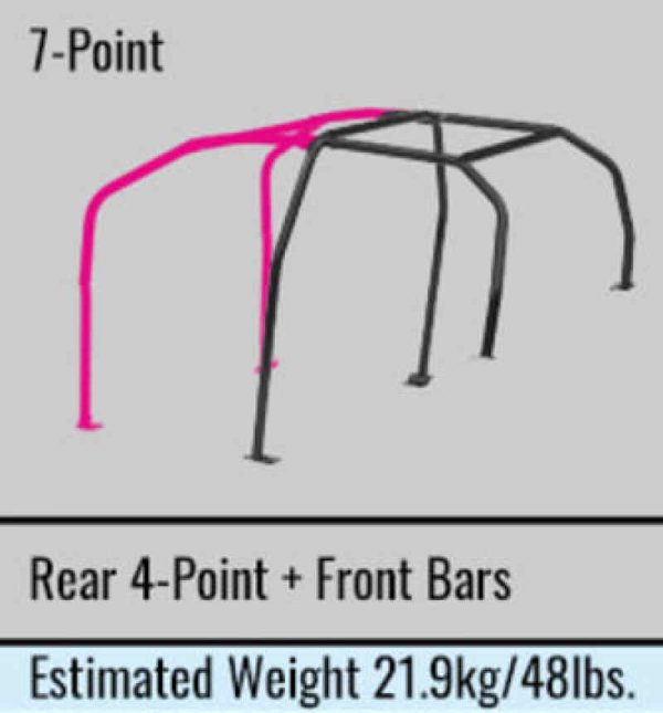 Cusco Chro-moly Roll Cage Through Dash 7 Point CP9A (S O   No Cancel) on Sale