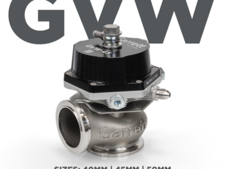 Garrett GVW-40 40mm Wastegate Kit - Black on Sale