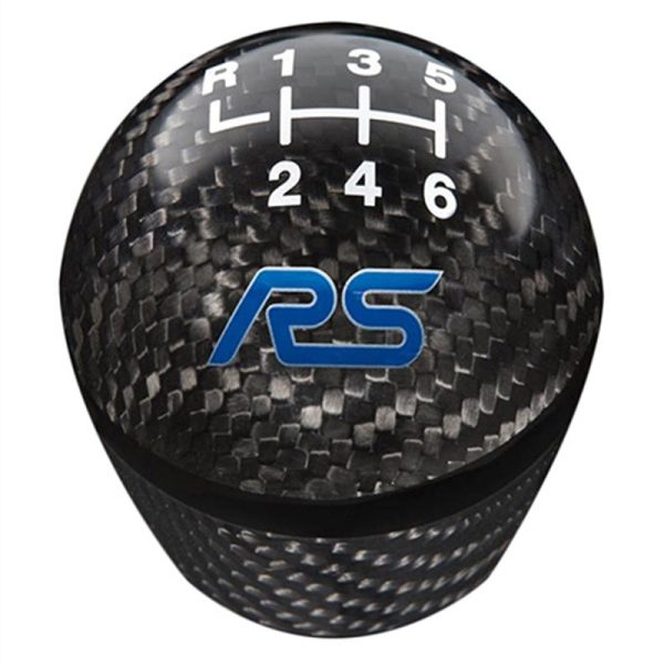 Ford Racing Focus RS Black Carbon Fiber Shift Knob 6 Speed Online Hot Sale