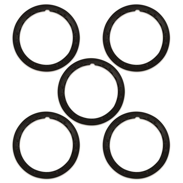 Ford Racing 21-22 Bronco Bead Lock Trim Ring Kit - Black Fashion