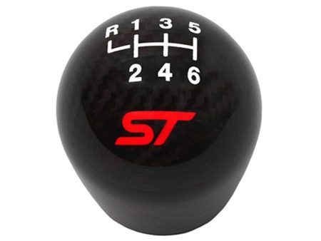 Ford Racing Focus ST Black Carbon Fiber Shift Knob 6 Speed Cheap