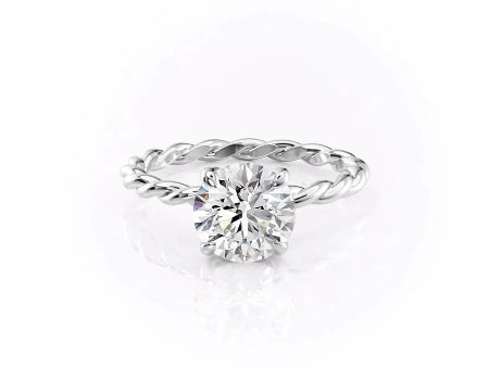 The Alice Set With A 1.5 Carat Round Lab Diamond on Sale