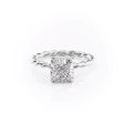 The Alice Set With A 3 Carat Cushion Lab Diamond Hot on Sale