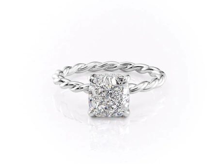 The Alice Set With A 3 Carat Cushion Lab Diamond Hot on Sale