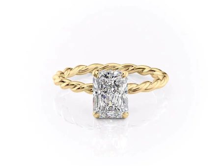 The Alice Set With A 3 Carat Radiant Lab Diamond Discount