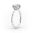 The Alice Set With A 2.5 Carat Oval Lab Diamond Online Sale