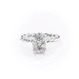 The Alice Set With A 2.5 Carat Oval Lab Diamond Online Sale